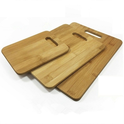Planche de coupe en bois épais 285x210x8mm Rectangle pour la préparation des aliments dans la cuisine chef