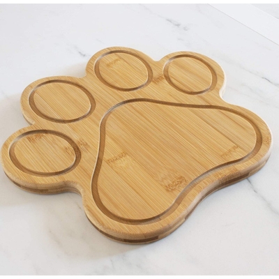 Plaque durable plateau de fromage de bambou planche à découper avec un design unique