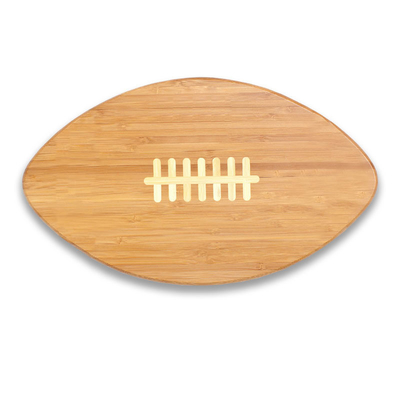 Tableau de coupe de fromage de football en bambou naturel pour cuisine à domicile