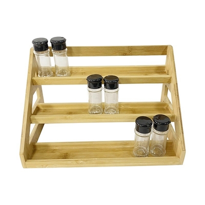 Étagère de cuisine en bambou durable