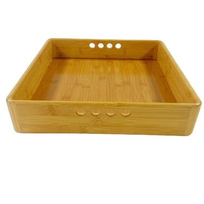 Vaisselle de cuisine personnalisée Plateau de cuisson en bambou carré rectangulaire