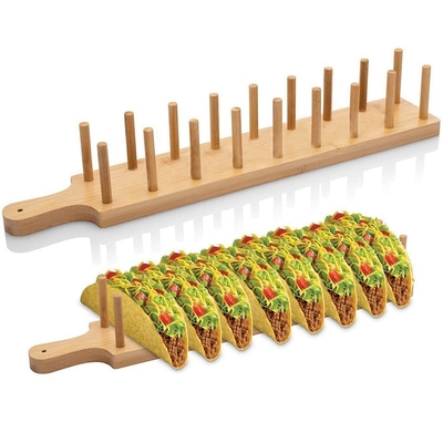 Plateaux à la forme de tacos pour un restaurant mexicain