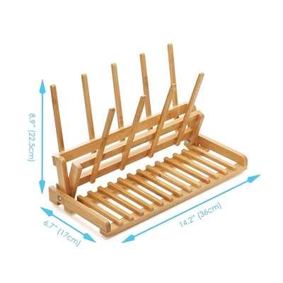 Étagère de cuisine pliable organisateur de banane étagère de séchage de vaisselle pour tasse bouteille en verre