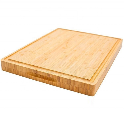 37*27*5cm planche de coupe en bambou avec couteau avec logo personnalisé pour la cuisine moderne