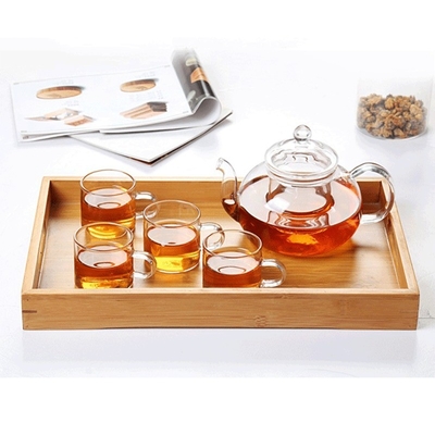 Nester plateau de nourriture en bambou naturel Rectangle décoratif Odm