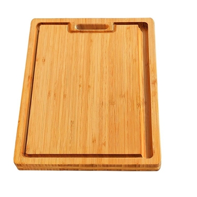 43.7x32x1,5cm Grande planche de coupe en bambou avec fente à jus Simple et durable