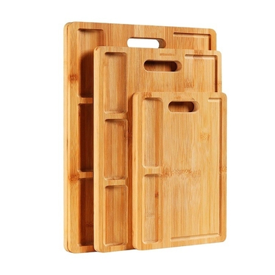 Planche à découper en bambou naturel écologique 30*21.1*1.5cm Taille Logo personnalisé pour cuisine