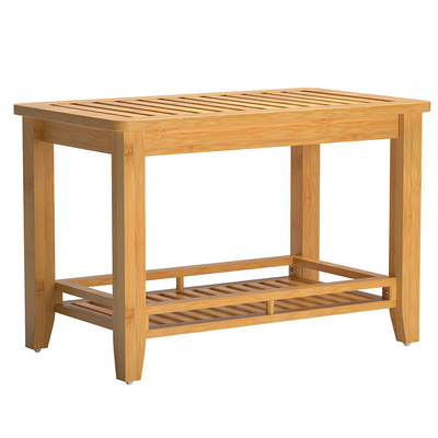 Transformez votre expérience de douche avec ce banc de douche en bambou