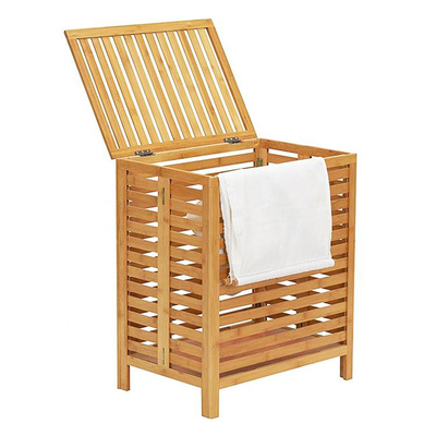 Organisateur de salle de bains en toile, panier, seau de bambou, panier de linge