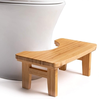 Toilette certifiée UE Bambous bois Tabouret de salle de bain pour enfants
