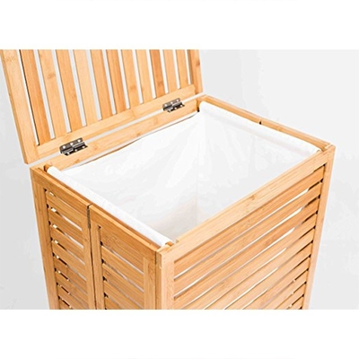 Réservoir de panier de lavage en bambou pliable