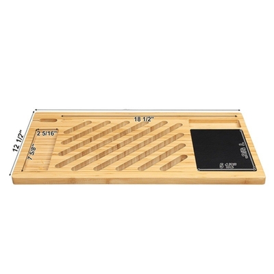 Plateau portable portable en bambou pour ordinateur portable