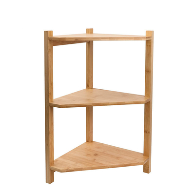 Étagère d'angle de salle de bain à trois niveaux