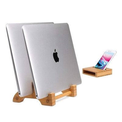 Meubles de bureau pour ordinateur portable réglables en bambou naturel ODM