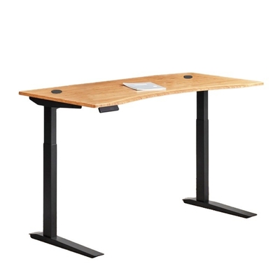 Tablettes en bambou durables pour des bureaux debout personnalisées