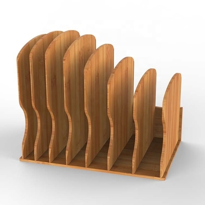 Détenteurs de stockage de bureau Racks Stand de livre en bambou avec forme de nuage et logo personnalisé