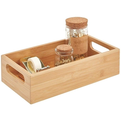 Maximiser l'espace de votre garde-manger avec le contenant de bambou et le rangement du tiroir