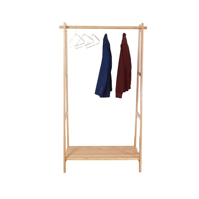 Mode moderne Vêtements en bambou suspendus avec étagère à chaussures