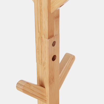 100% naturel, écologique, en forme d'arbre, support de bambou pour les vêtements sur les murs