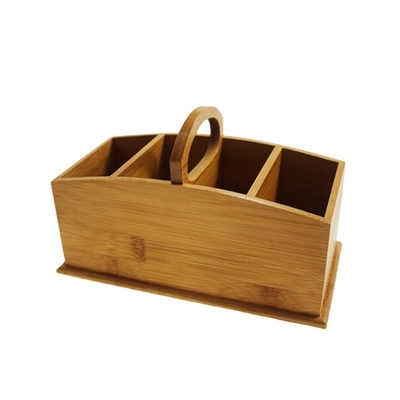 Bamboo multifonctionnel organisateur de fichiers de bureau avec porte- stylo