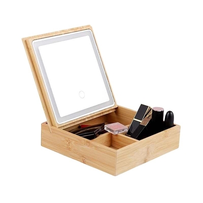 Soins de beauté personnels Essentiel miroir en verre lumineux tricolore pour salle de bain ou bureau
