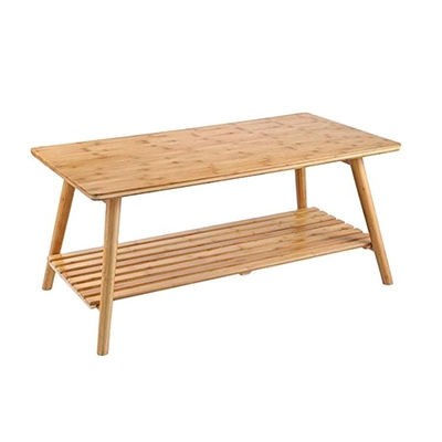 Meubles en bambou massif multifonctionnels Table basse simple et moderne pour les petites maisons